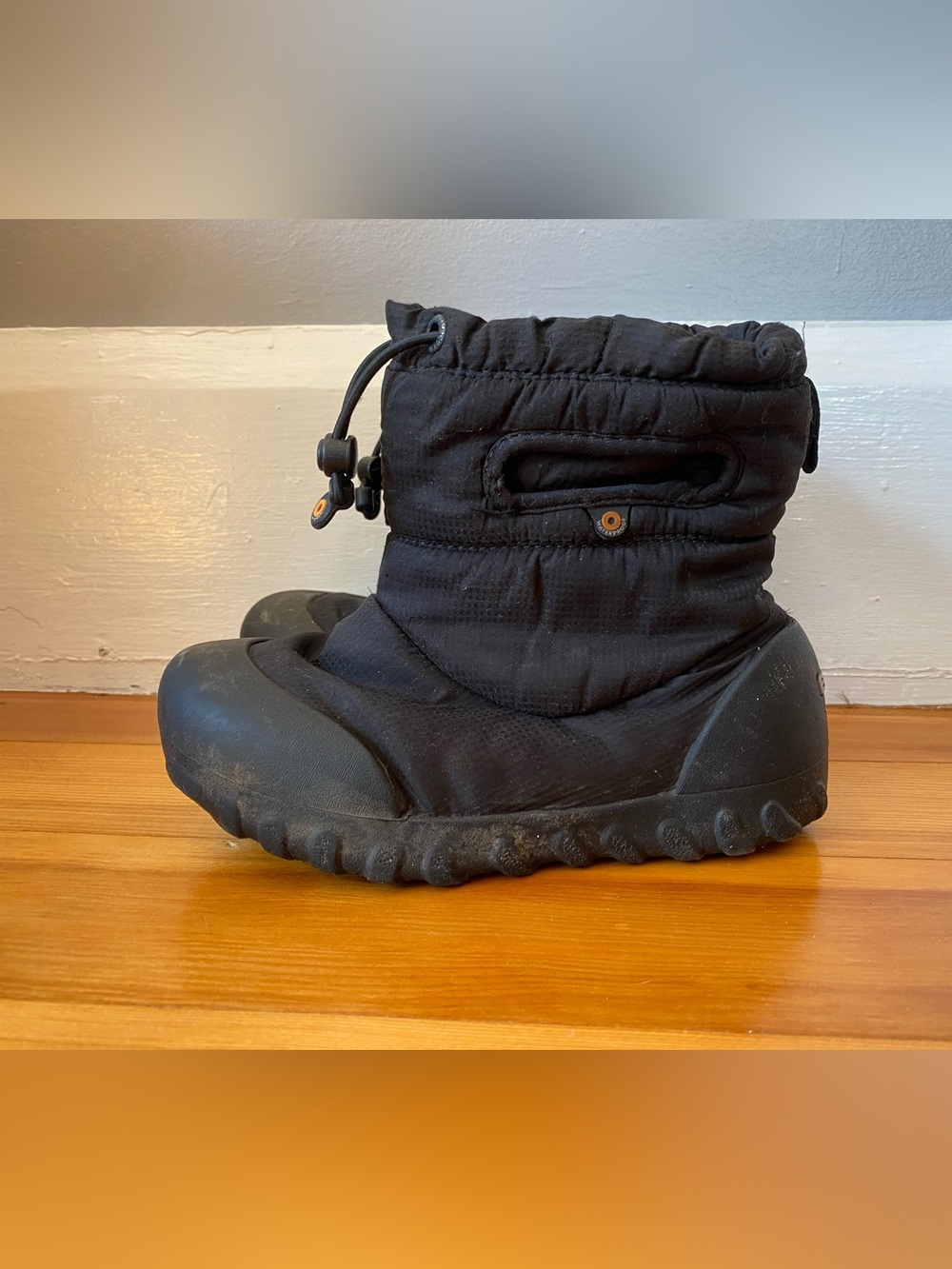 Kids Black Insulated Winter Boot - Bogs